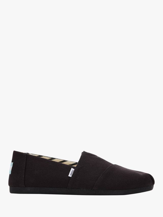 Альпаргата слипоны эспадрильи TOMS, Black