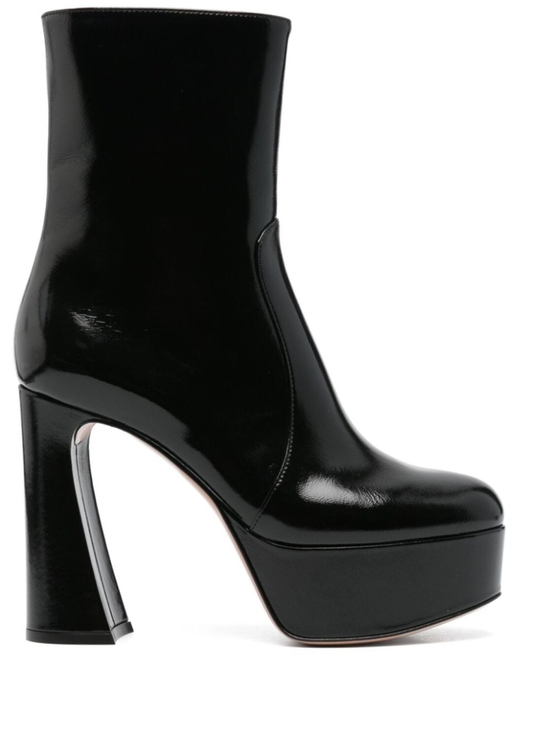 

Gianvito Rossi 110 мм кожаные ботильоны, черный