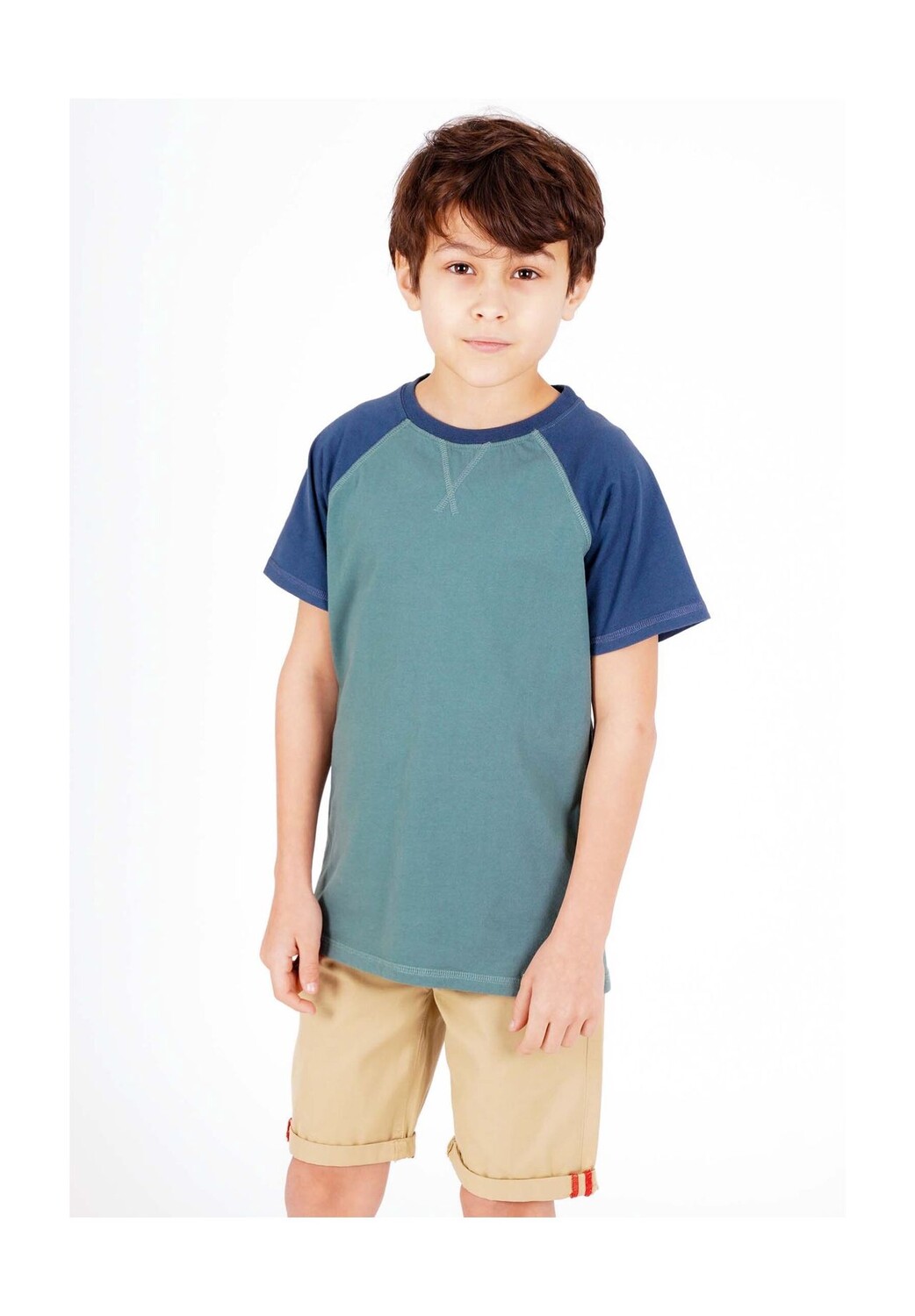 

Футболка реглан Band of Rascals, цвет Sage Blue