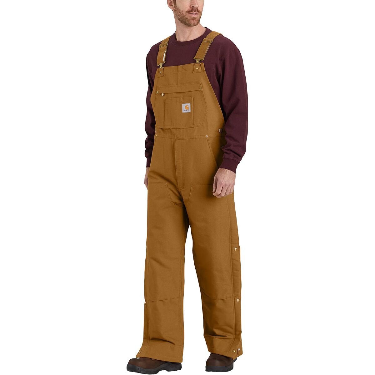 

Рабочий комбинезон Loose Fit Firm Duck Carhartt, коричневый