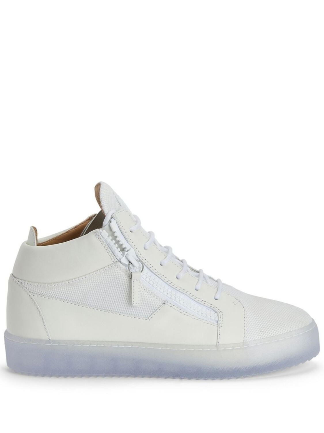 

Giuseppe Zanotti высокие кеды Kriss, белый