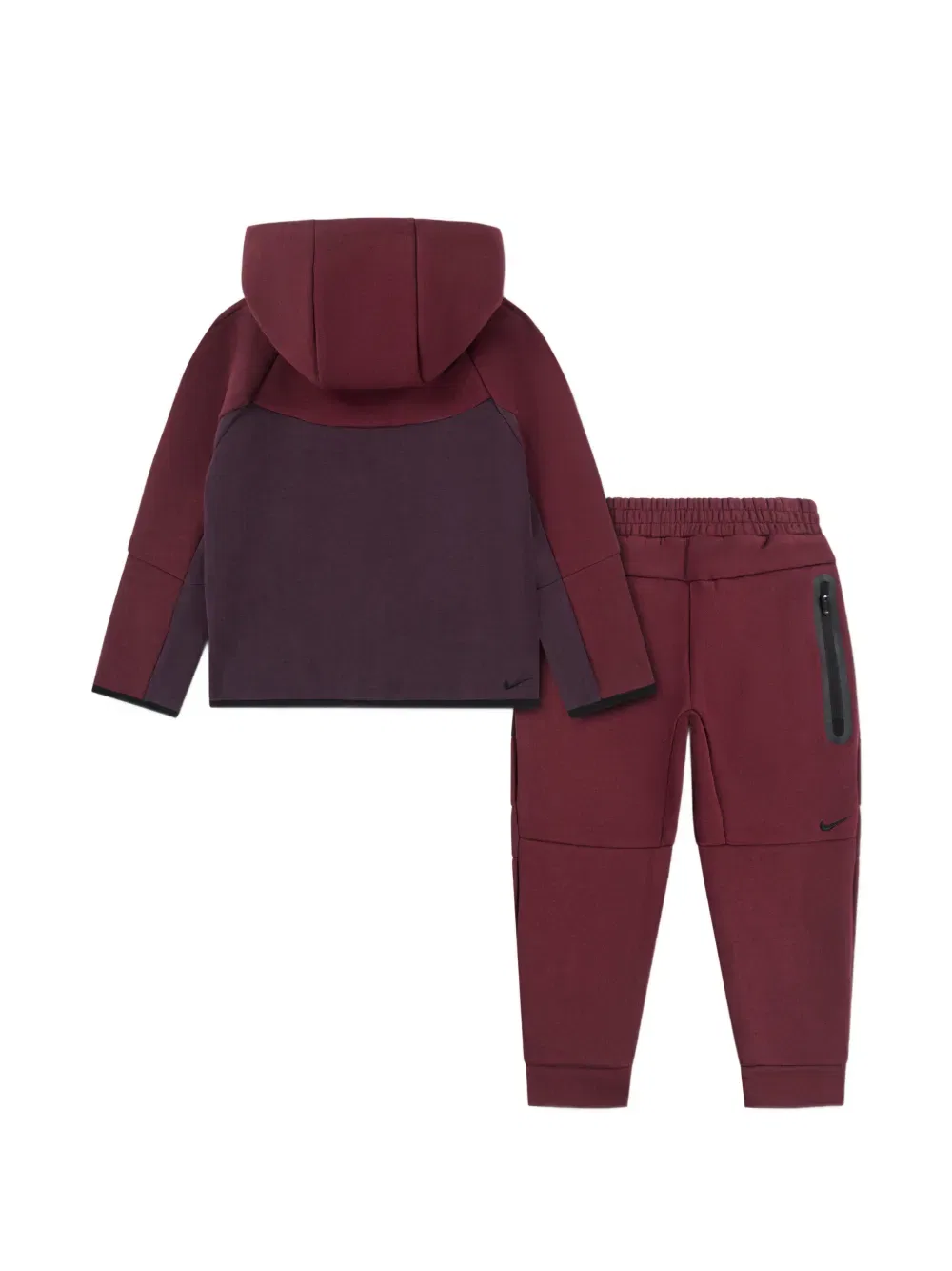 Спортивный костюм с капюшоном и логотипом Nike Kids, красный — фото 2
