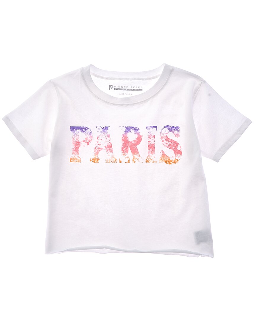 

Футболка с принтом цветов Prince Peter Paris PRINCE PETER COLLECTION, белый
