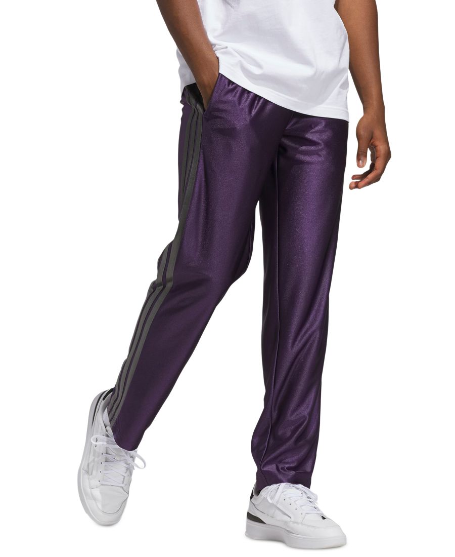 Мужские спортивные брюки Shine Open Regular-Fit Adidas, Dark Purple — фото 3
