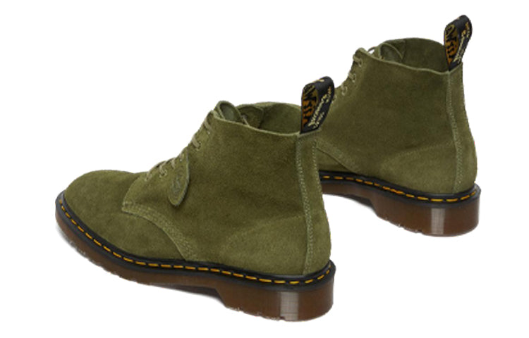 Мужские ботинки Dr.Martens 101 до щиколотки замшевые, зеленый — фото 4