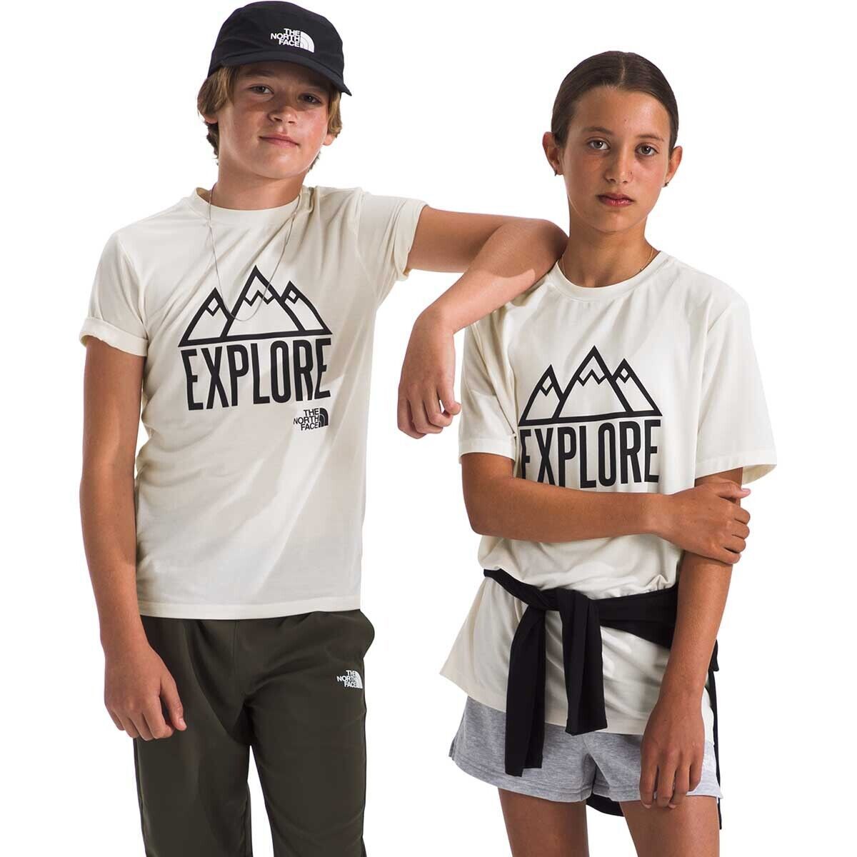 

Графическая футболка с коротким рукавом Adventure - детская The North Face, белый