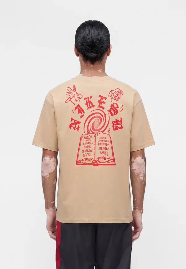 Футболка Nike Sb Tee skate spots print, бежевый