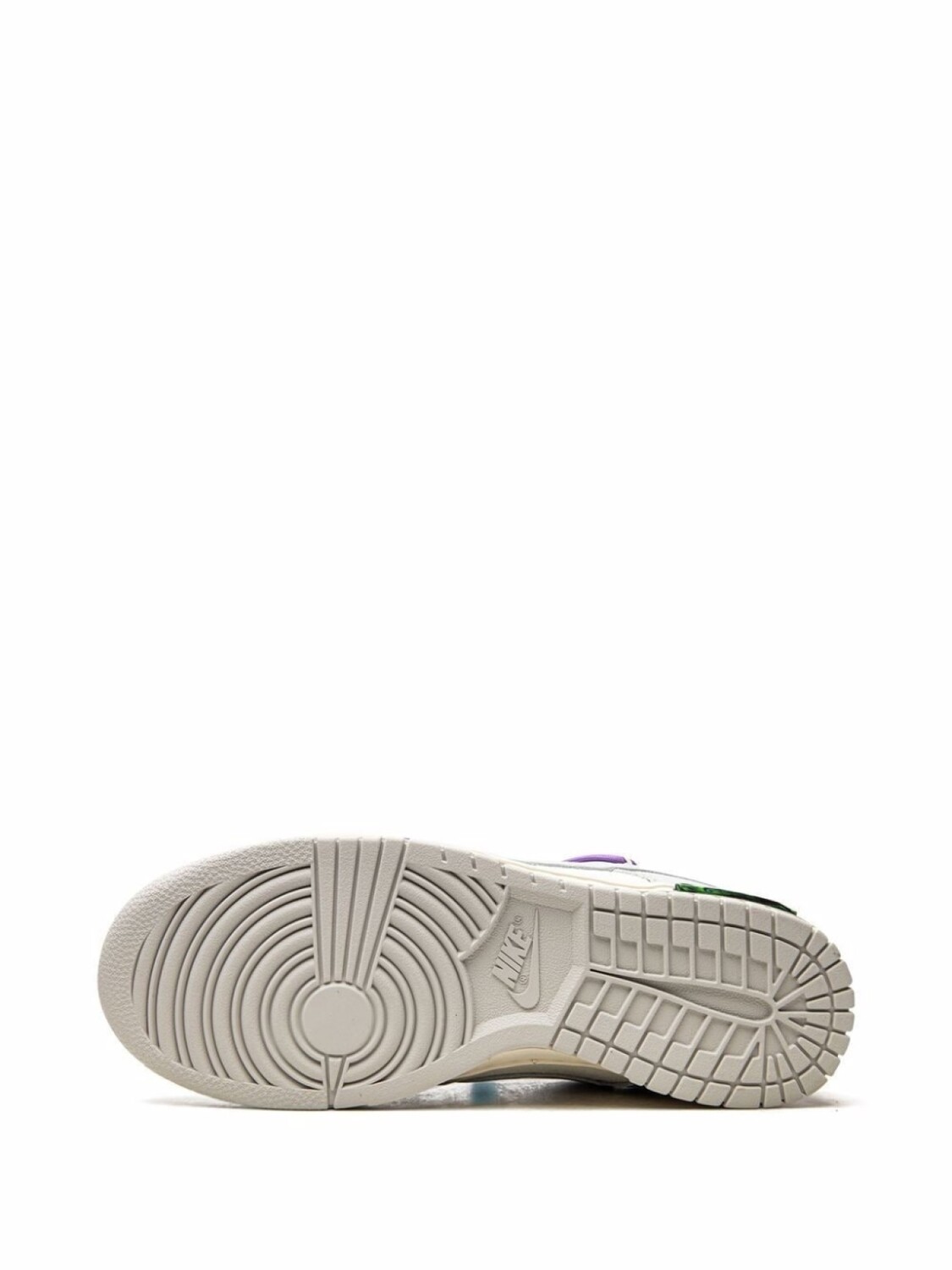 Nike X Off-White кроссовки Dunk Low из коллаборации с Off-White, белый — фото 4