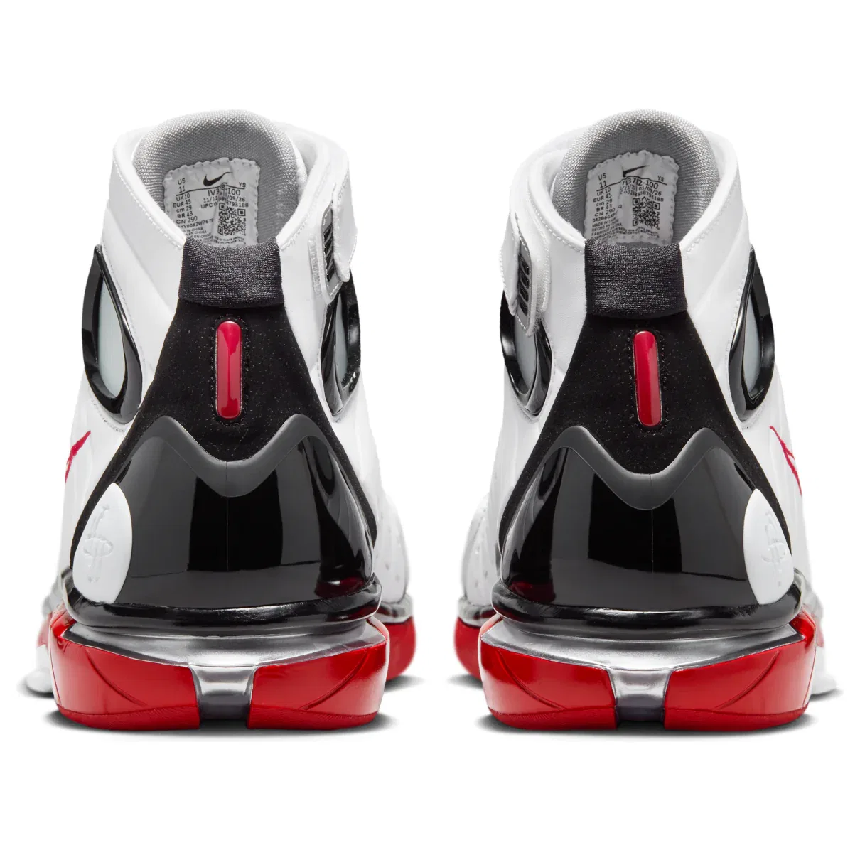 Кроссовки Nike Air Zoom Huarache 2K4 'White Varsity Red Black' IV3782-100, белый — фото 3
