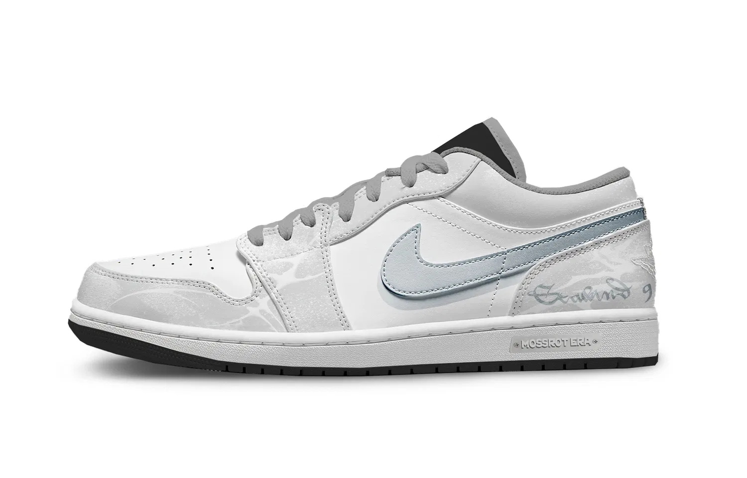 Кроссовки баскетбольные Vintage Jordan Light Gray Blue