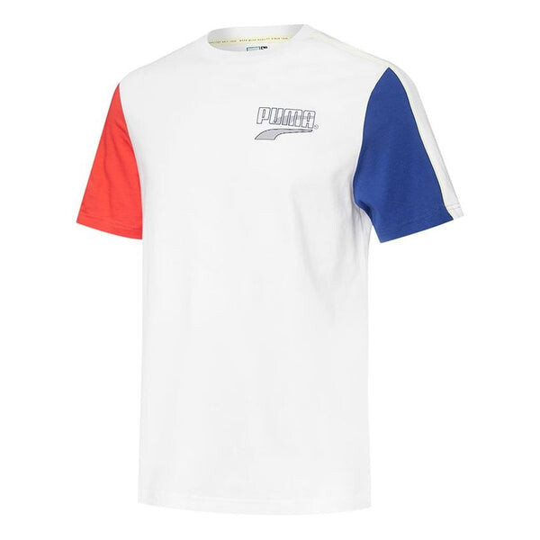 

Футболка decor8 colour block t-shirt 'white' Puma, белый
