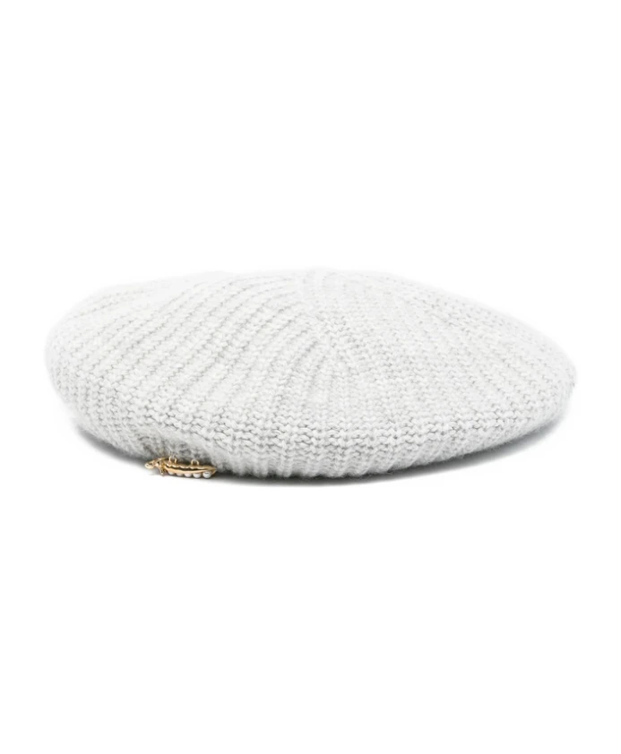 

Светло-Серый трикотажный топ в рубчик Vivetta, серый