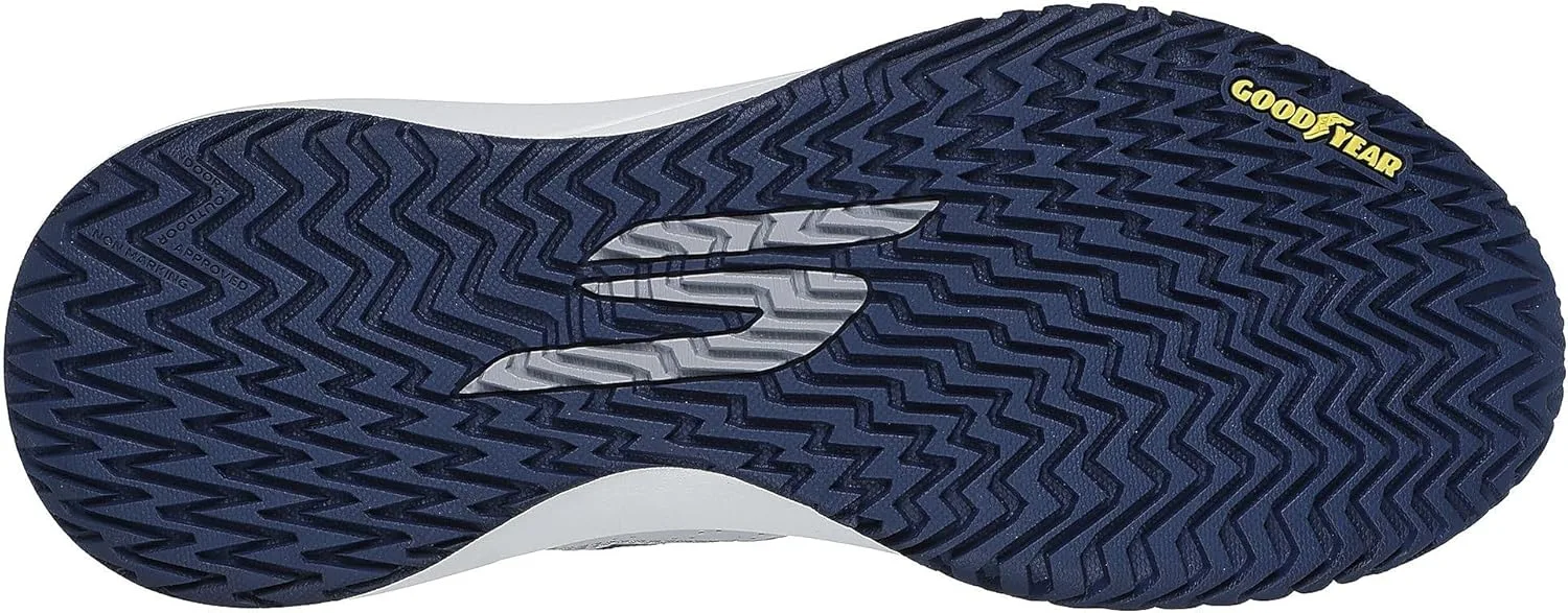Мужские кроссовки для ралли Viper Court Skechers, серый темно-синий — фото 3