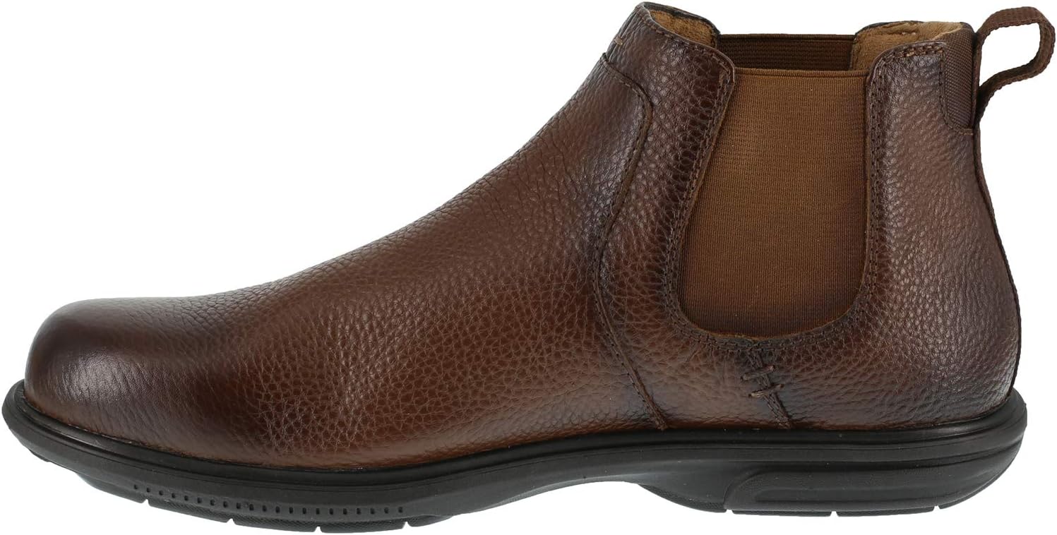 Мужские оксфорды Florsheim Work Loedin Chelsea Boot ST, коричневый — фото 4