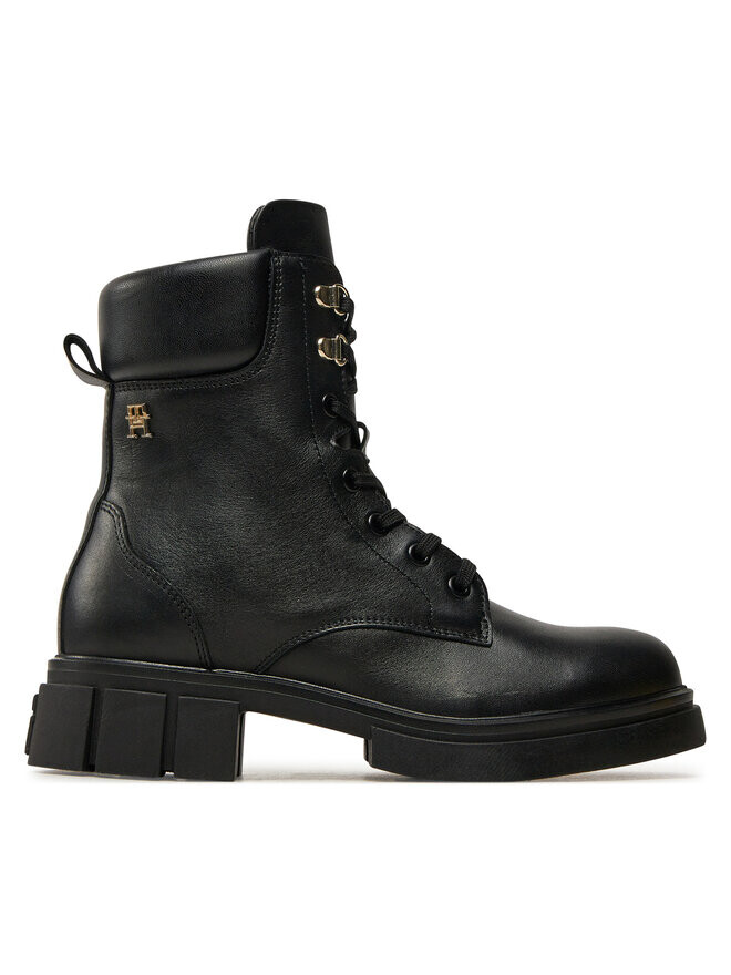 

Сапоги Tommy Hilfiger Lace-Up Biker Leather FW0FW08167 Negro, черный
