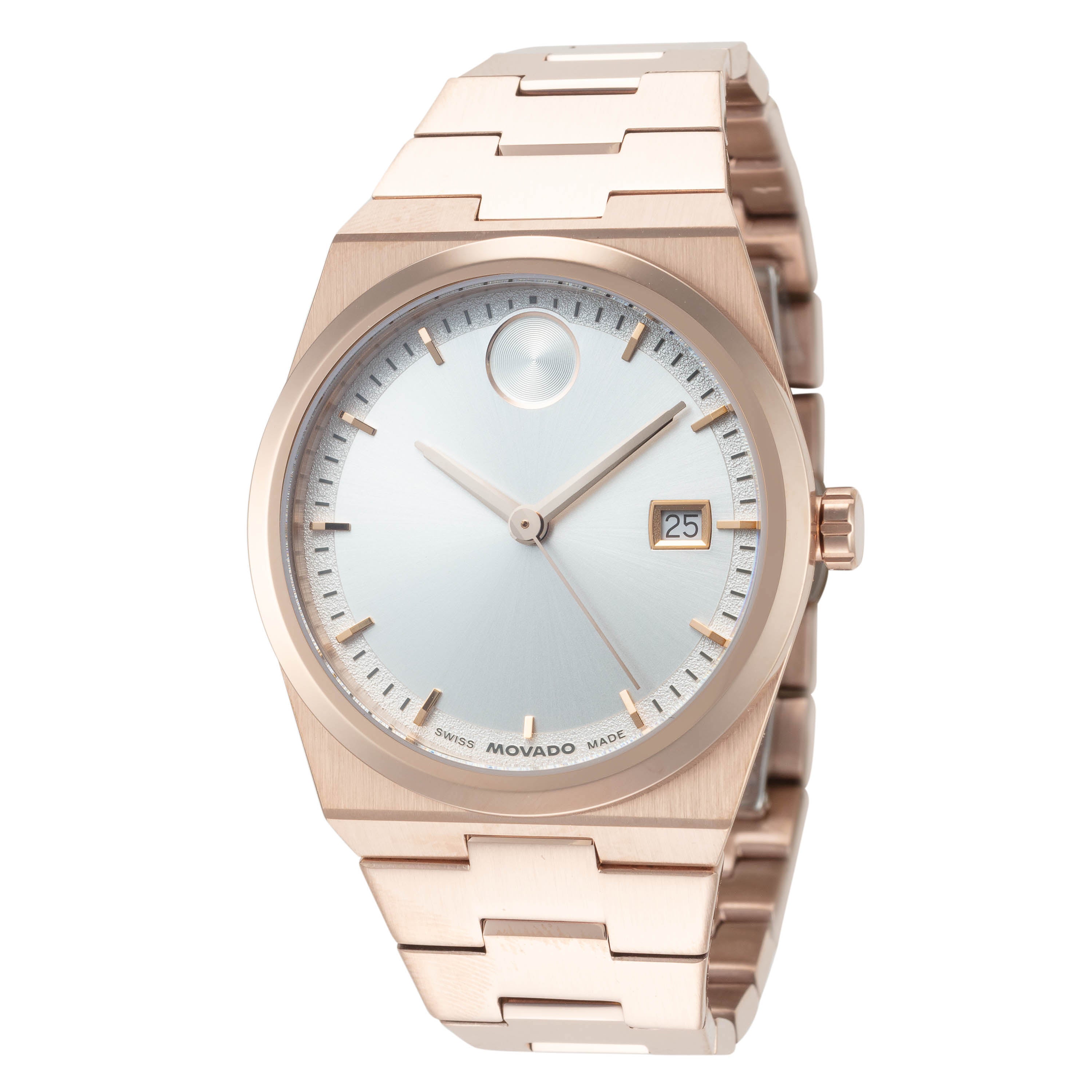 

Женские кварцевые часы Movado Bold Quest 35 мм, розовый