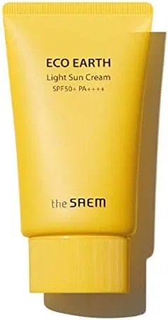 Солнцезащитный крем The Saem Eco Earth Power Light Sun Cream SPF50+ PA+++ 50 мл
