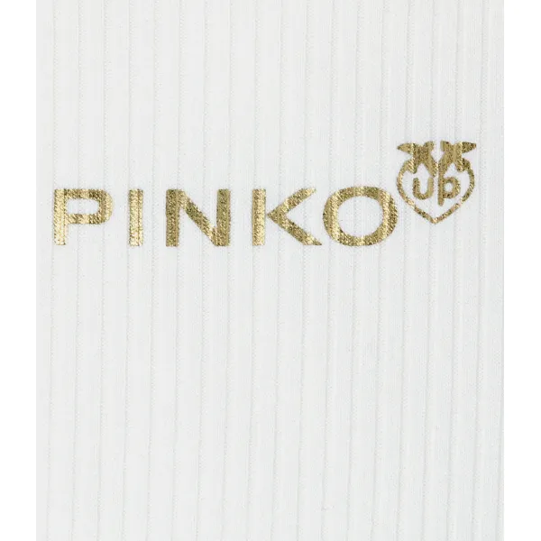 Укороченная футболка Pinko Up, белый — фото 3