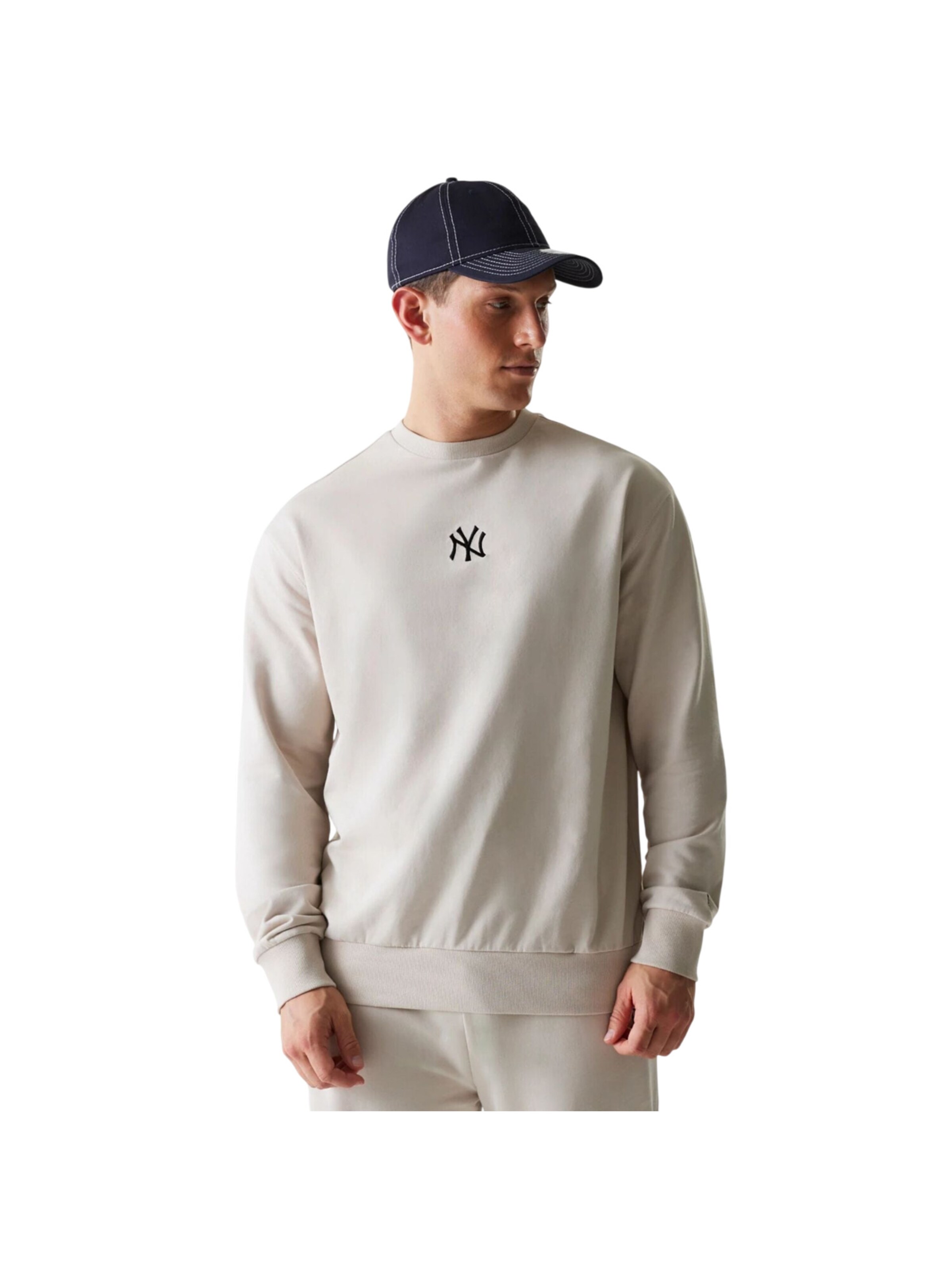 

NEW ERA Спортивный свитшот 'MLB League Essential New York Yankees' в бежевом цвете