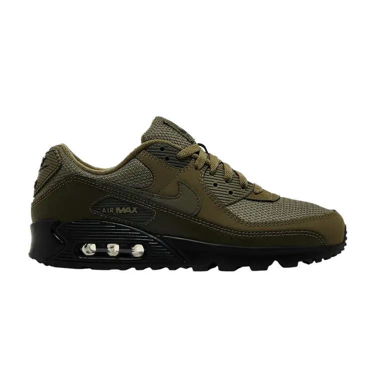 

Кроссовки Nike Air Max 90 'Medium Olive Black', зеленый