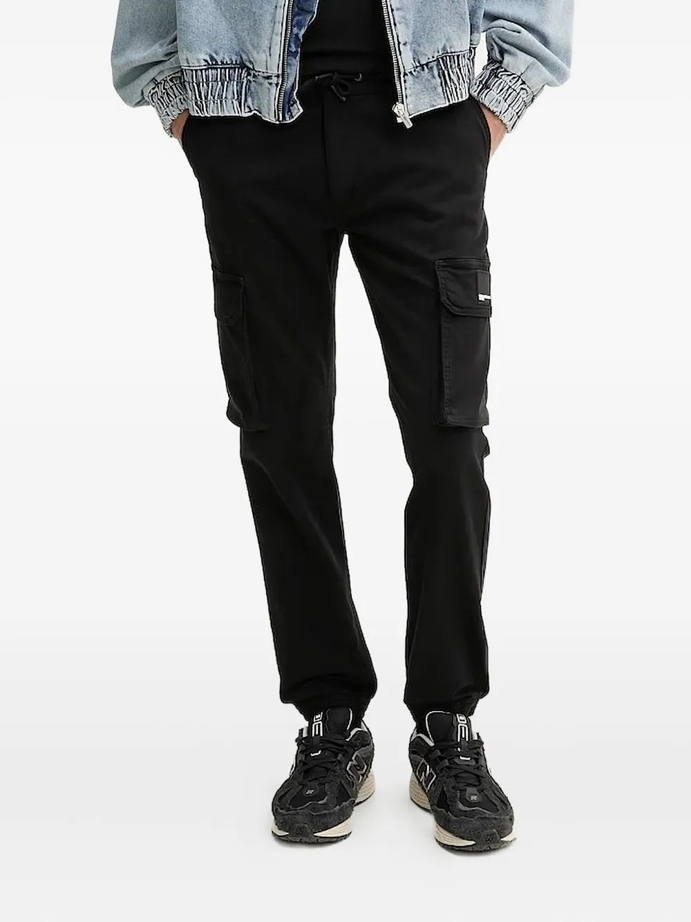

Брюки с карманами-карго Karl Lagerfeld Jeans, черный