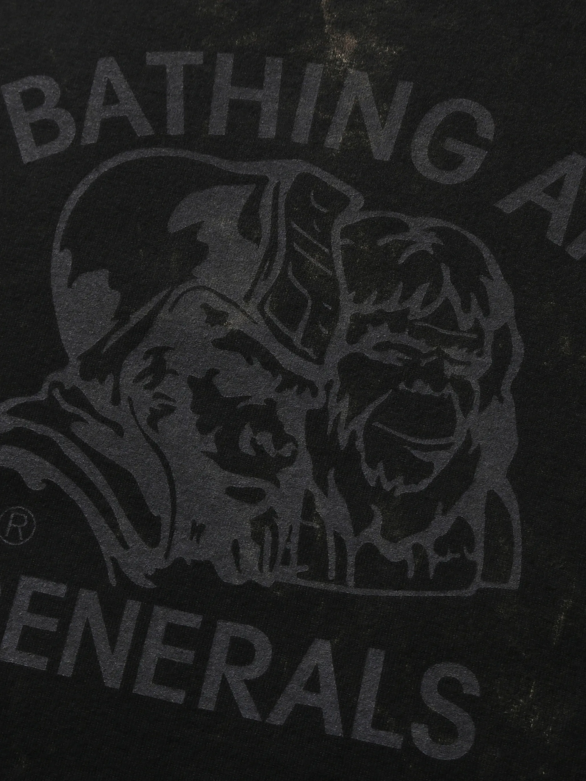 Графическая футболка A Bathing Ape, черный — фото 3