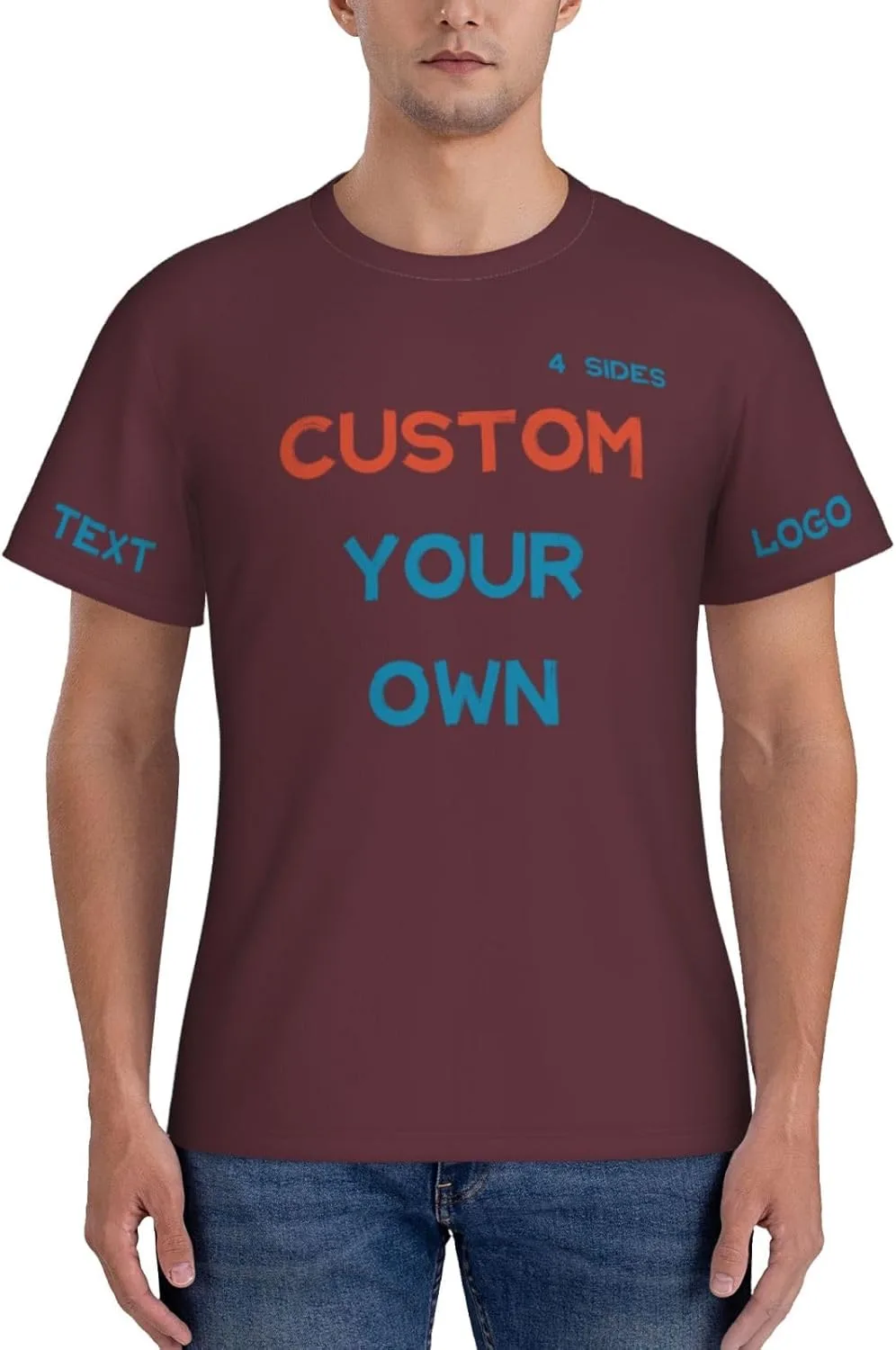 Футболка Custom с принтом на 4 сторонах для тренировок — фото 2