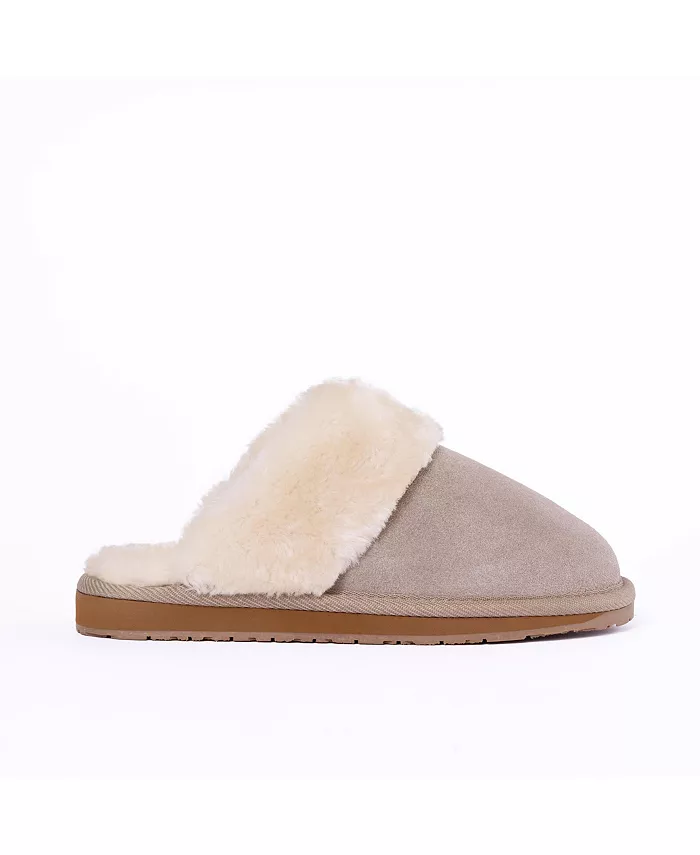 Женские уютные тапочки Carefree Scuff Minnetonka, загар/бежевый — фото 2