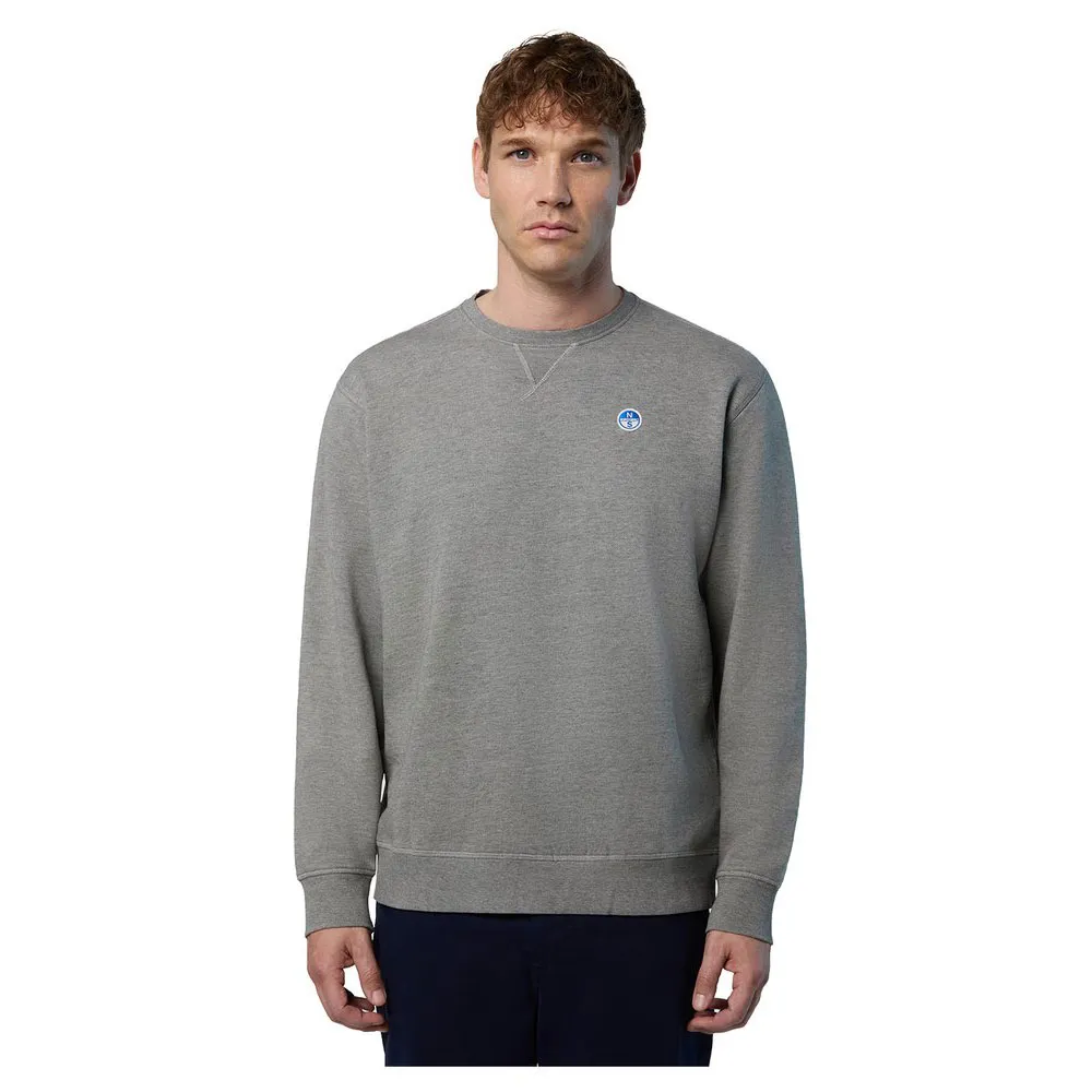 

Толстовка North Sails Logo Crew, серый
