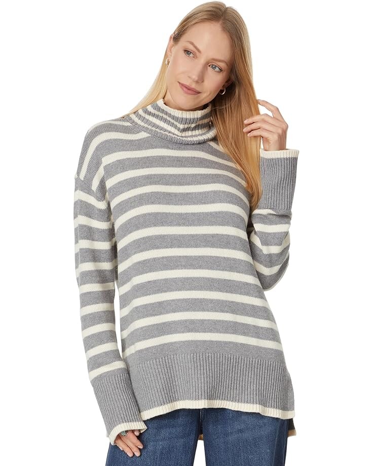 

Свитер Lucky Brand Mock Neck Tunic, цвет Mhg Stripe
