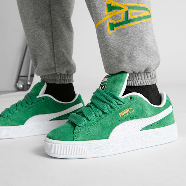 Кроссовки для больших детей Suede Xl Puma, зеленый — фото 2