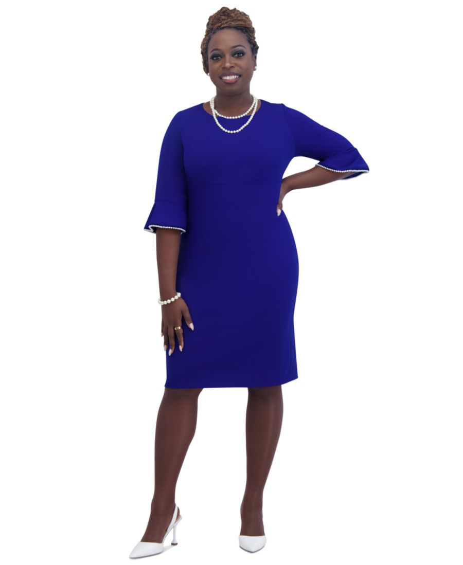 

Платье Kat с рукавами до локтя и оборками на манжетах Kasper, Royal Sign