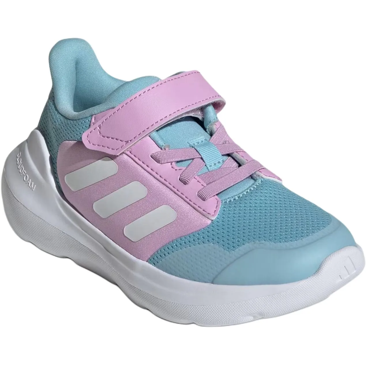 Adidas Детские кроссовки для бега TENSAUR RUN 2.0 с поддержкой и вентиляцией, низкие, цвет blue light purple — фото 4