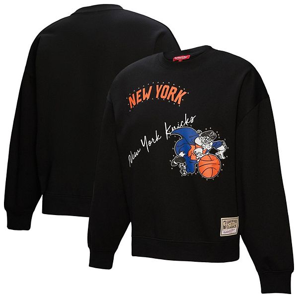 

Женский черный свитшот New York Knicks Hardwood Classics Home Team Mitchell & Ness