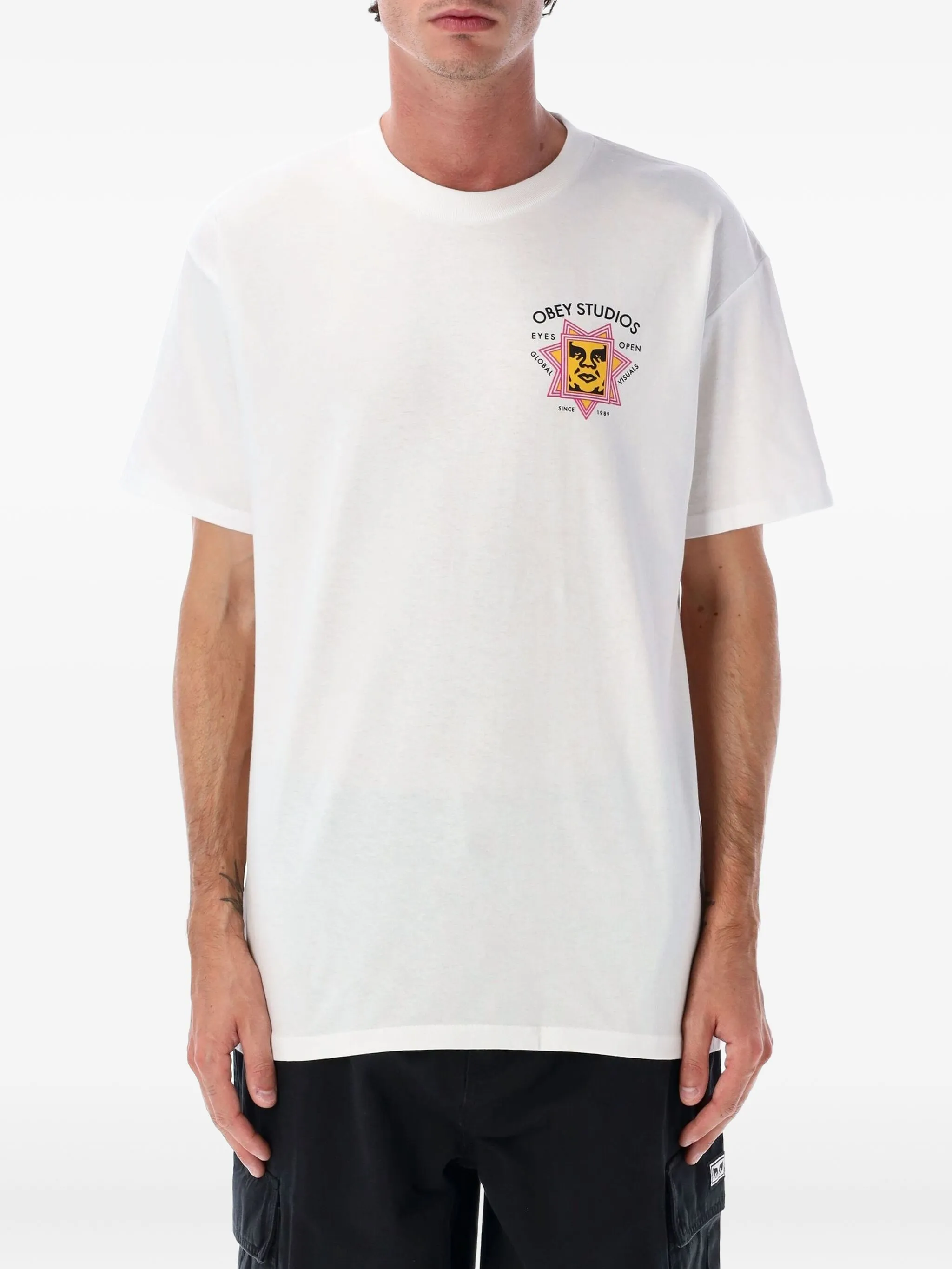 

Футболка Global Visuals Obey, белый