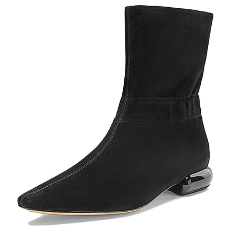 NINE WEST Коричневые женские ботильоны на каблуке 2,5 см, цвет Brown — фото 4
