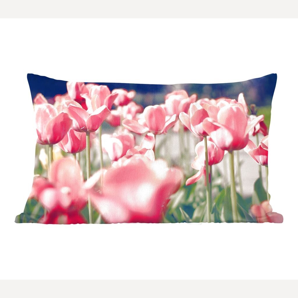

MuchoWow Декоративная подушка Диванная подушка Декоративная подушка для гостиной 60 x 40 см Тюльпаны - Цветы - Природа - Чехлы на подушки - Декоративные чехлы на подушки - Декоративные чехлы на подушки