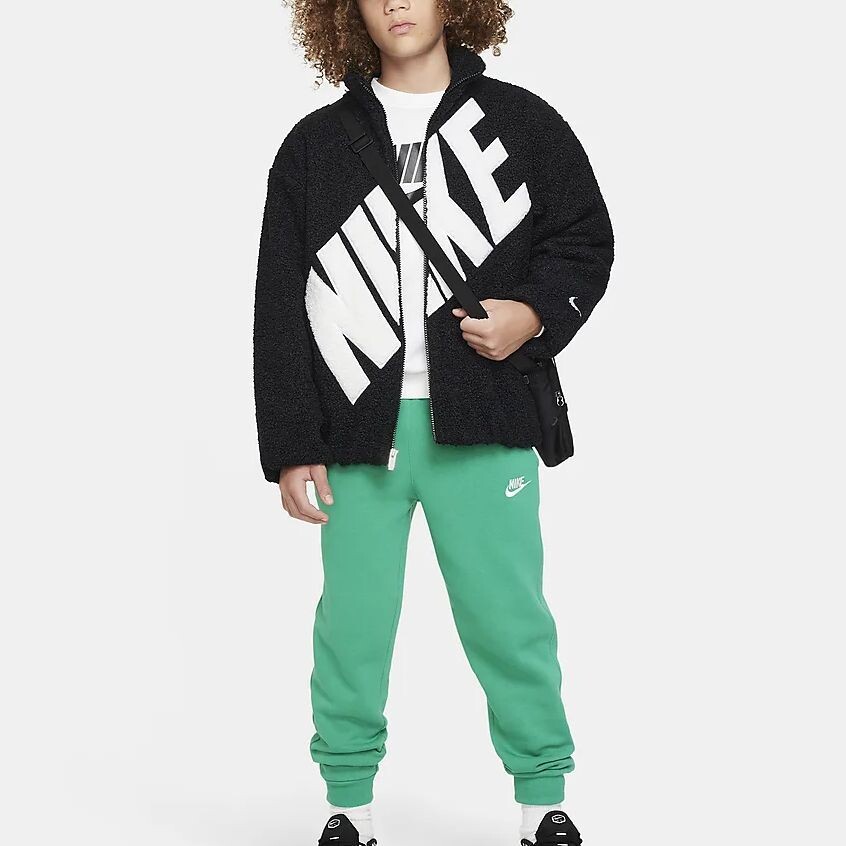 Детская бархатная куртка Nike, цвет Black — фото 3