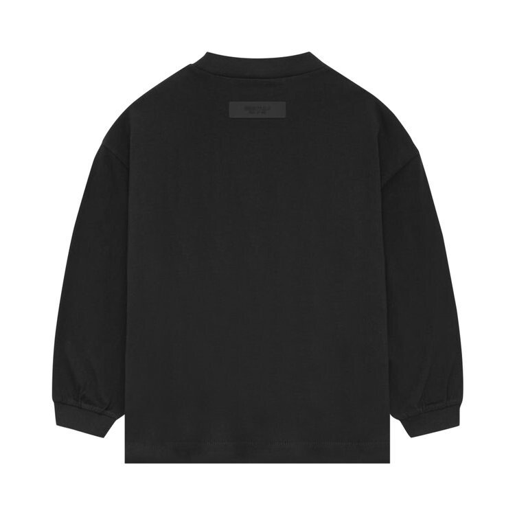 Футболка Fear of God Essentials Kids Long-Sleeve Tee, черный — фото 2