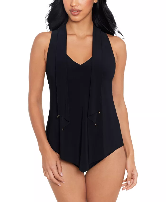 

Женский топ Charmlife Izzy Tankini Magicsuit, черный