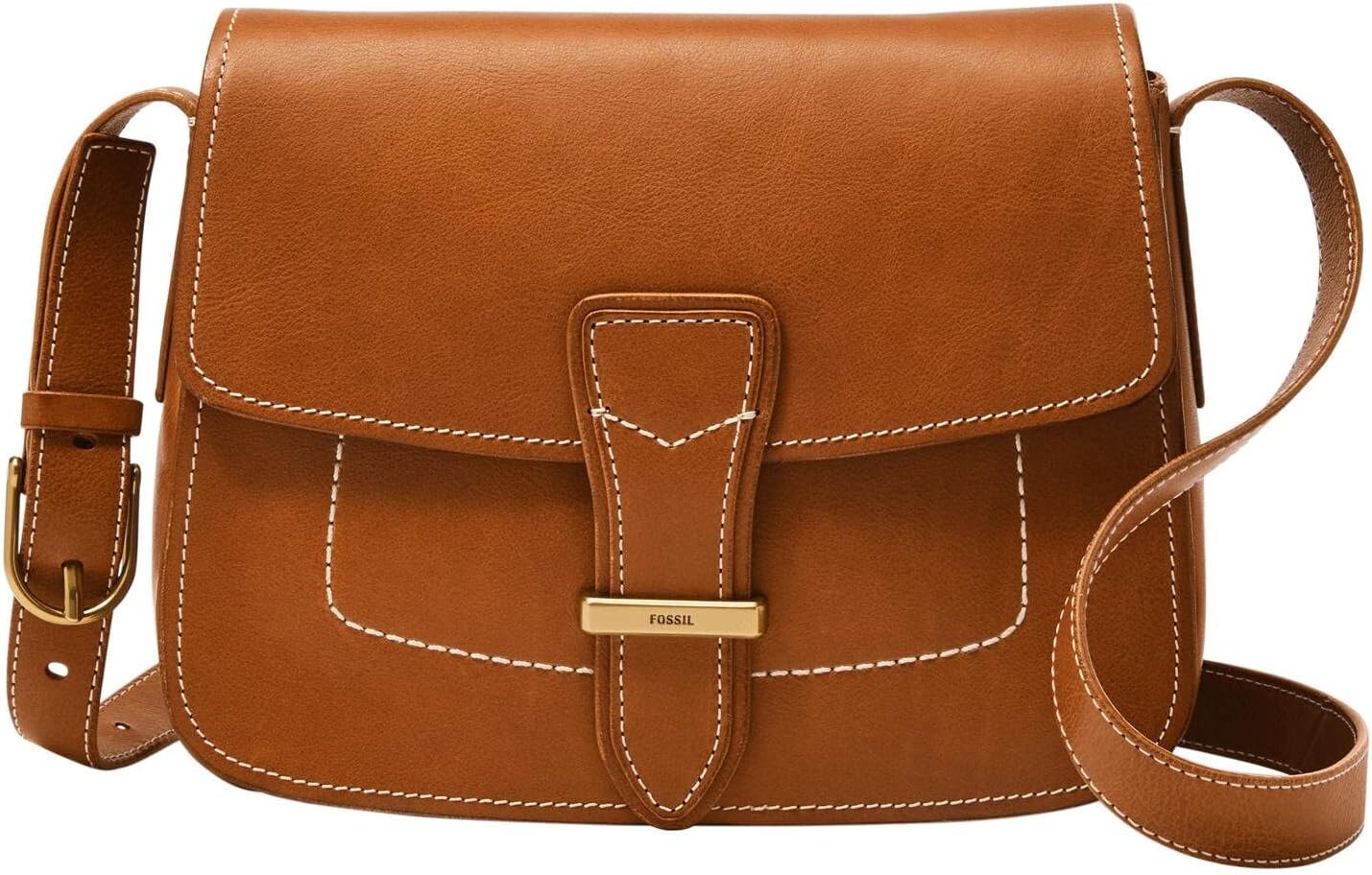 

Сумка кросс-боди Fossil Tremont Flap Crossbody, коричневый