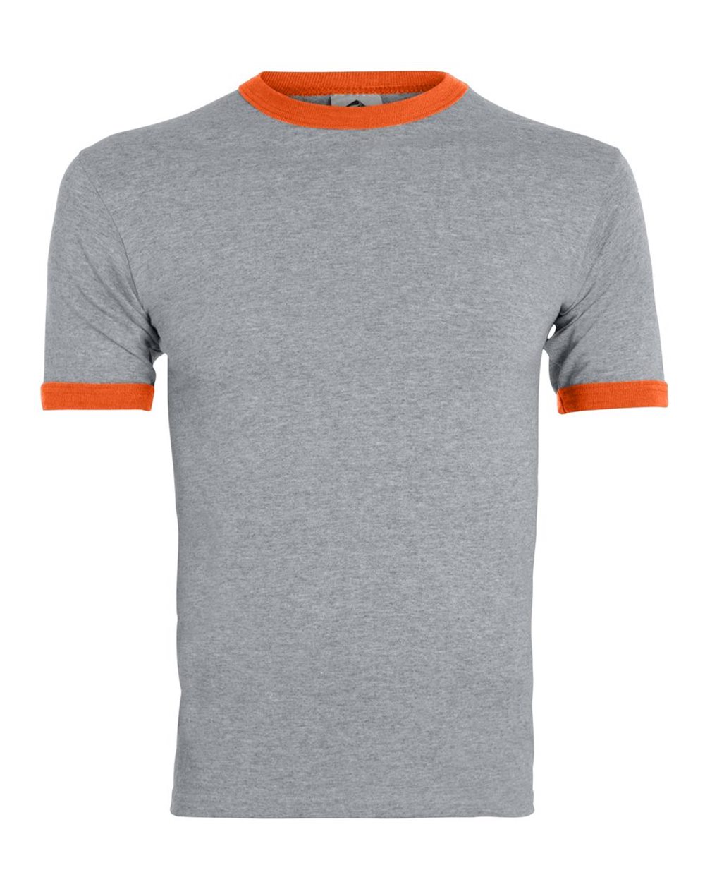 

Футболка Ringer 50/50 Augusta Sportswear, цвет athletic heather/ orange