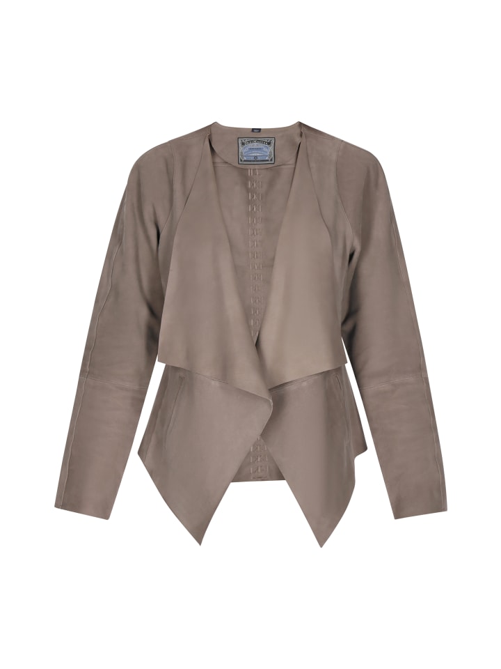 

Кожаная куртка DreiMaster Vintage, цвет taupe grey, Серый, Кожаная куртка DreiMaster Vintage, цвет taupe grey