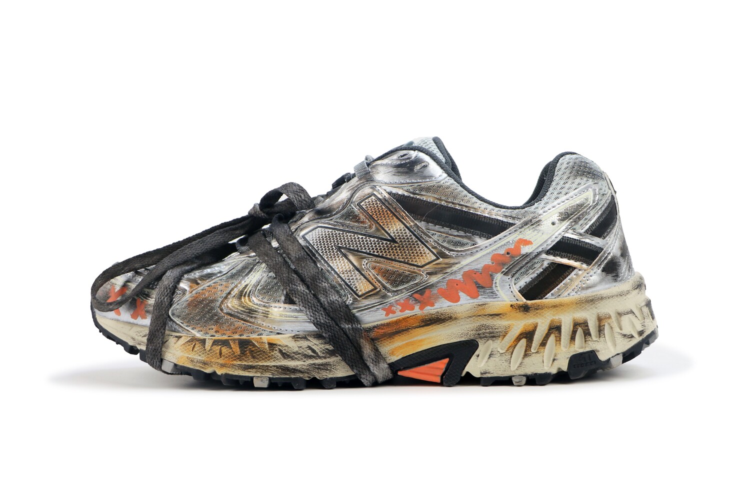 

Кроссовки NB 410 унисекс с низким верхом белые/серые/оранжевые New Balance