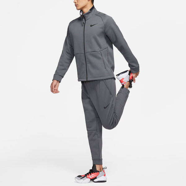 Куртка Nike Full-length zipper Cardigan Long Sleeves Training Jacket Gray, серый — фото 3