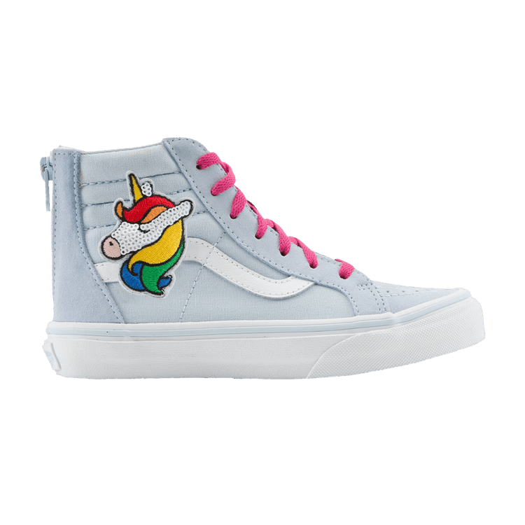 

Кроссовки Sk8-Hi Zip Kids 'Sequin Patch - Unicorn', синий
