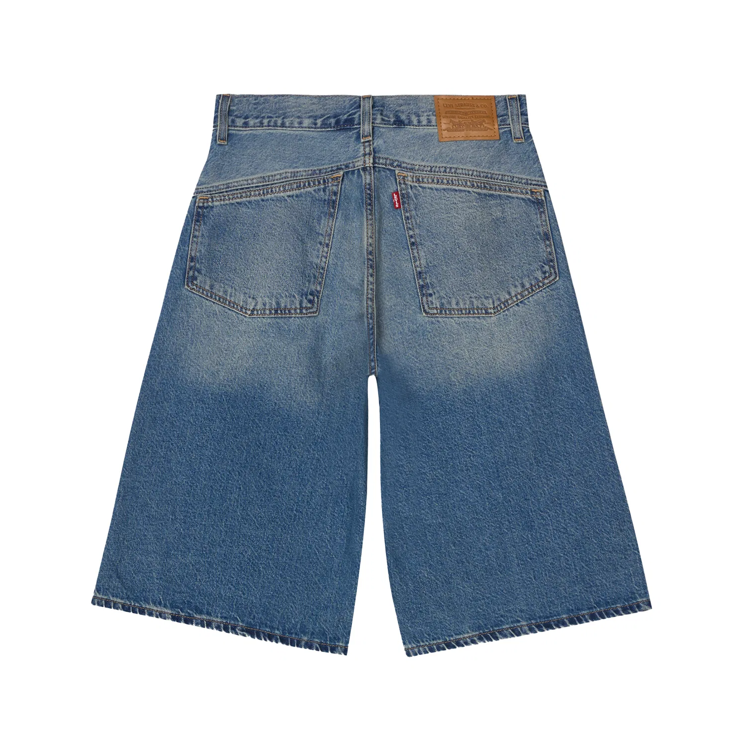 Шорты джинсовые Logo Patch Levis, Blue — фото 3