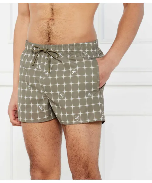 

Пляжные шорты Regular fit Calvin Klein Swimwear, зеленый