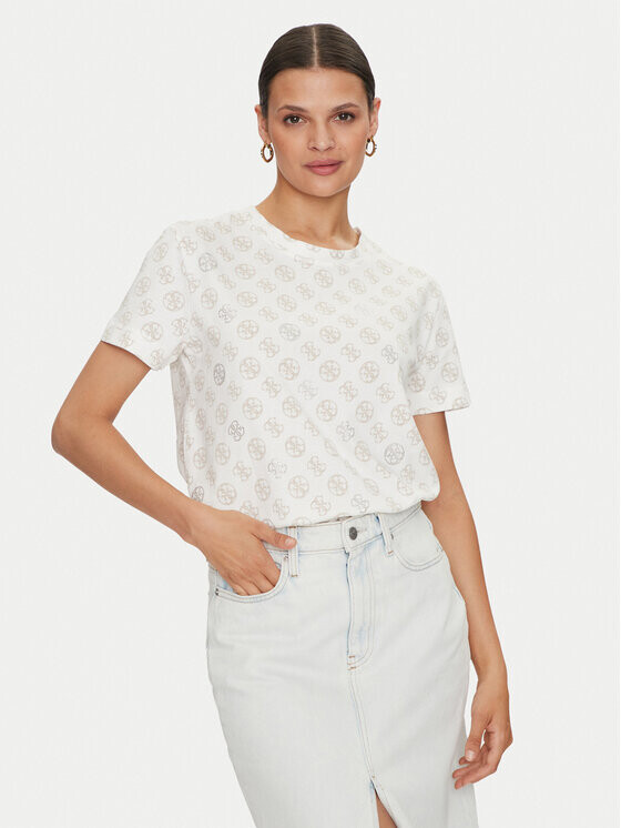 

Блузка стандартного кроя Guess, бежевый