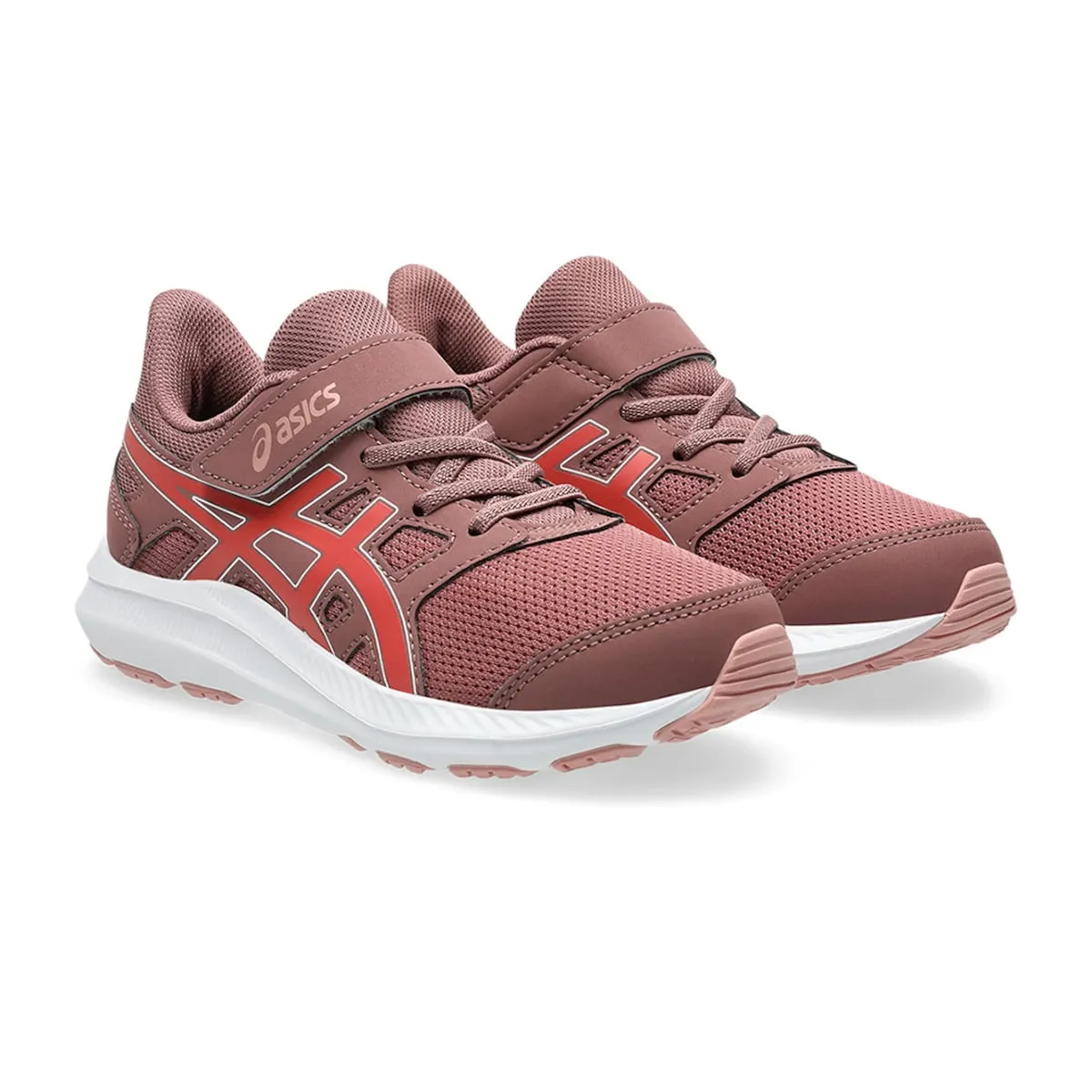 Детские беговые кроссовки Jolt 4 PS Asics, красный/розовый — фото 2